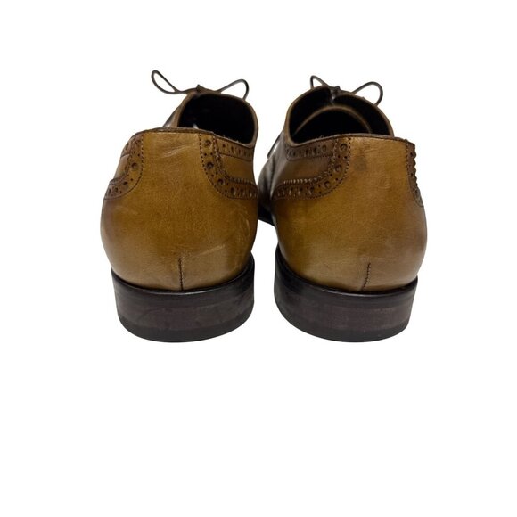 To Boot New York Adam Derrick Men\'s Wingtip Oxford Burnished Leather Size 13